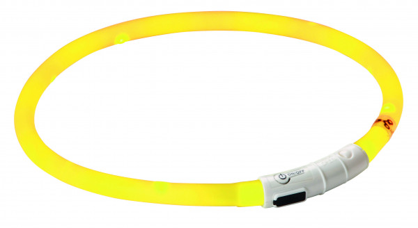 LED-Halsband Maxi Safe über USB aufladbar, Farbe gelb