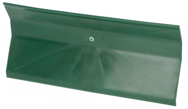 Kot- und Gülleschieber aus Kunststoff, 35 cm breit, Farbe grün