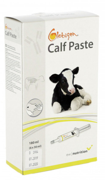 Globigen Calf Paste unterstützt Kälber für einen gesunden Start ins Leben, 6 x 30 ml Injektor in einer Packung