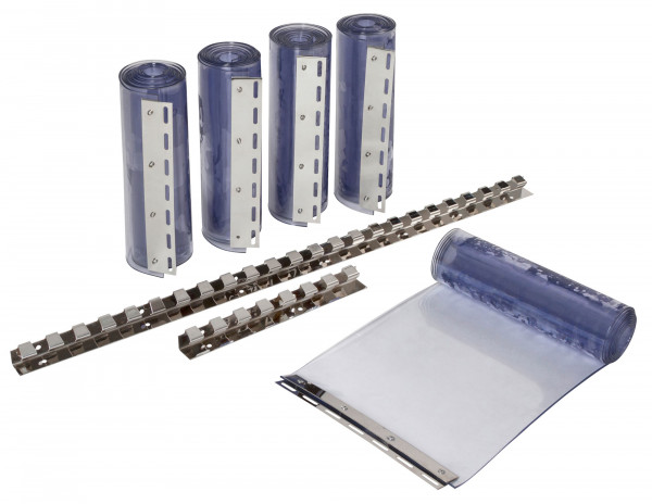 Streifenvorhang-Set PVC Komplettset