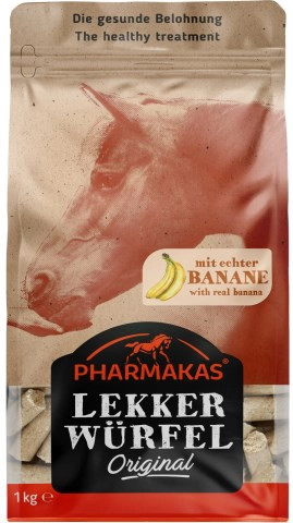 Lekkerwürfel Banane, 1 kg