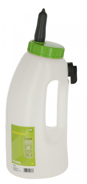 Kälberflasche MilkyFeeder mit 3-Stufen-Ventil zur Einstellung der Tränkegeschwindigkeit, 4 Liter Inhalt