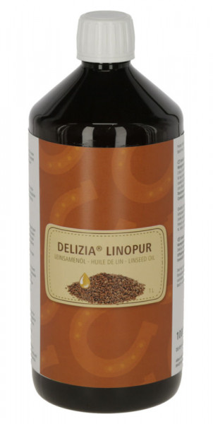Delizia® Leinsamenöl LinoPur, naturbelassenes Leinsamenöl, 1 Liter