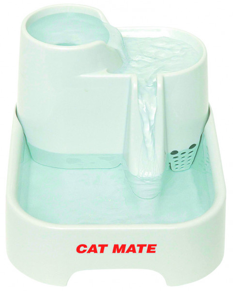 Cat Mate® / Dog Mate® Haustierquelle mit 2 Liter Inhalt, denn Katzen lieben es bewegtes Wasser zu trinken 