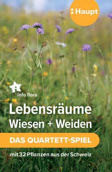 Lebensräume Wiesen und Weiden – das Quartett-Spiel, Haupt Verlag