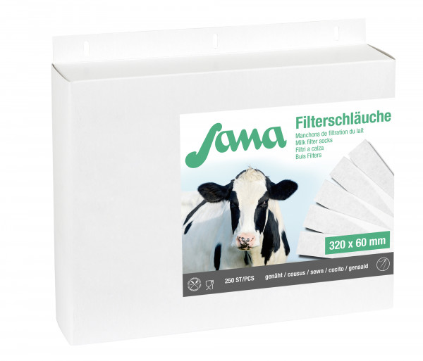 Sana Milchfilter genäht, aus hochwertigem, lebensmittelechtem Vliesstoff