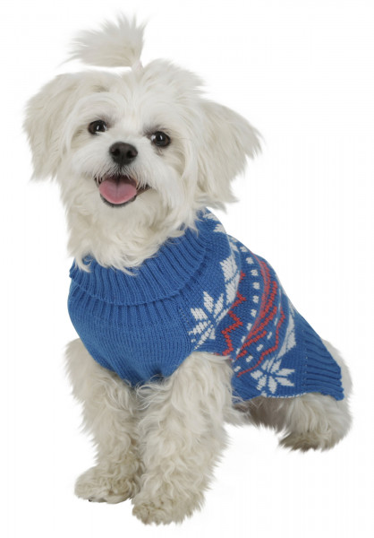 Kuscheliger Pullover Ellmau für Hunde im Winterlook, mit Kragen