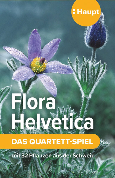 Flora Helvetica – das Quartett-Spiel, 32 Karten in der Faltschachtel