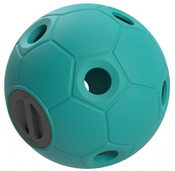 Futterspielball Soccer für Pferde, aquamarin