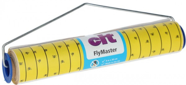 cit Fliegenrolle FlyMaster 9 m, Fliegenfänger mit Lockstoff für 100% Wirkung