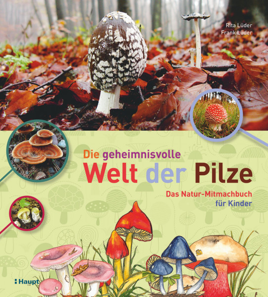 Die geheimnisvolle Welt der Pilze: Ein Natur-Mitmachbuch für Kinder ab 7 Jahre, Haupt Verlag, Autoren R. und F. Lüder