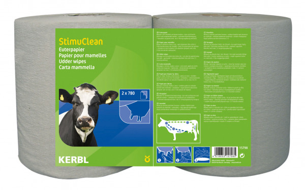 Euterpapier StimuClean massiert und stimuliert, 2 x 780 Blatt